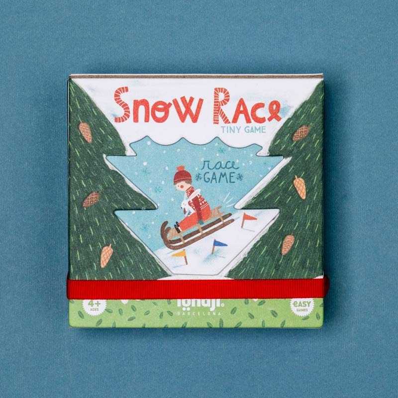 Snow Race Tiny Game. Juego de Carreras de Londji - Aúpa Organics