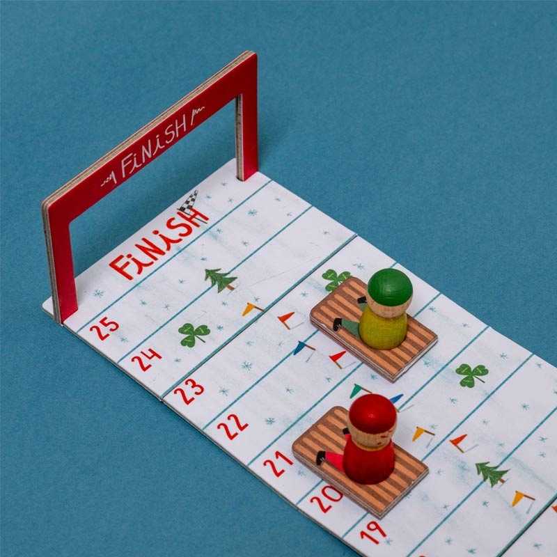 Snow Race Tiny Game. Juego de Carreras de Londji - Aúpa Organics