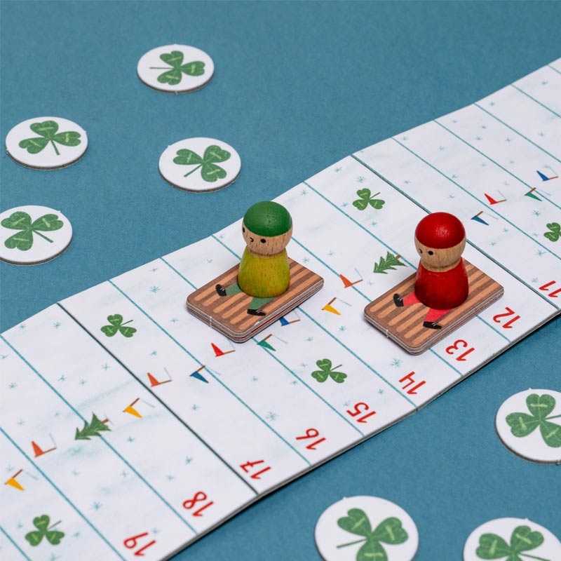 Snow Race Tiny Game. Juego de Carreras de Londji - Aúpa Organics