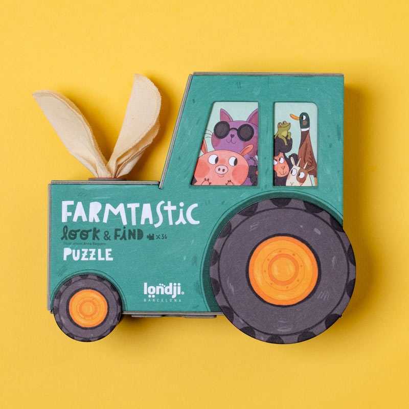 Puzzle 36 Piezas Farmtastic de Londji - Aúpa Organics