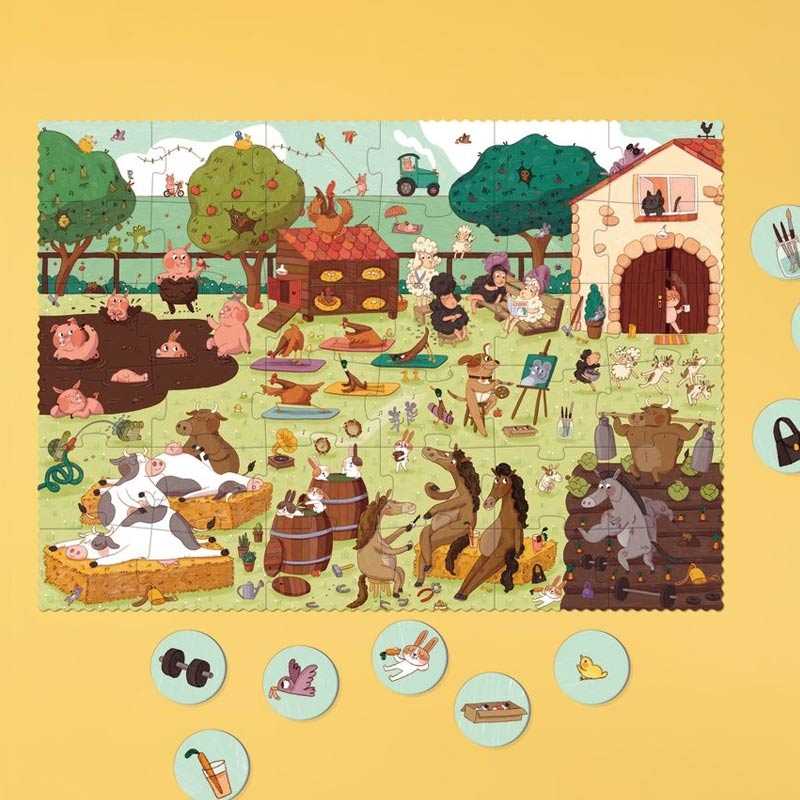 Puzzle 36 Piezas Farmtastic de Londji - Aúpa Organics