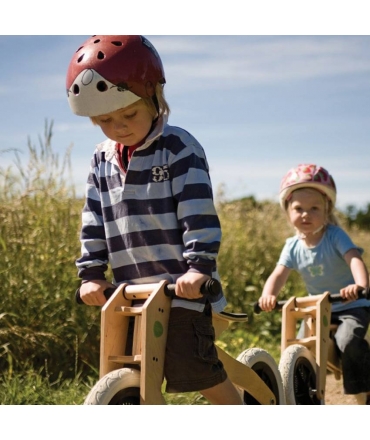 Bicicleta para niños de Madera Sin pedales Wishbone - Aúpa Organics