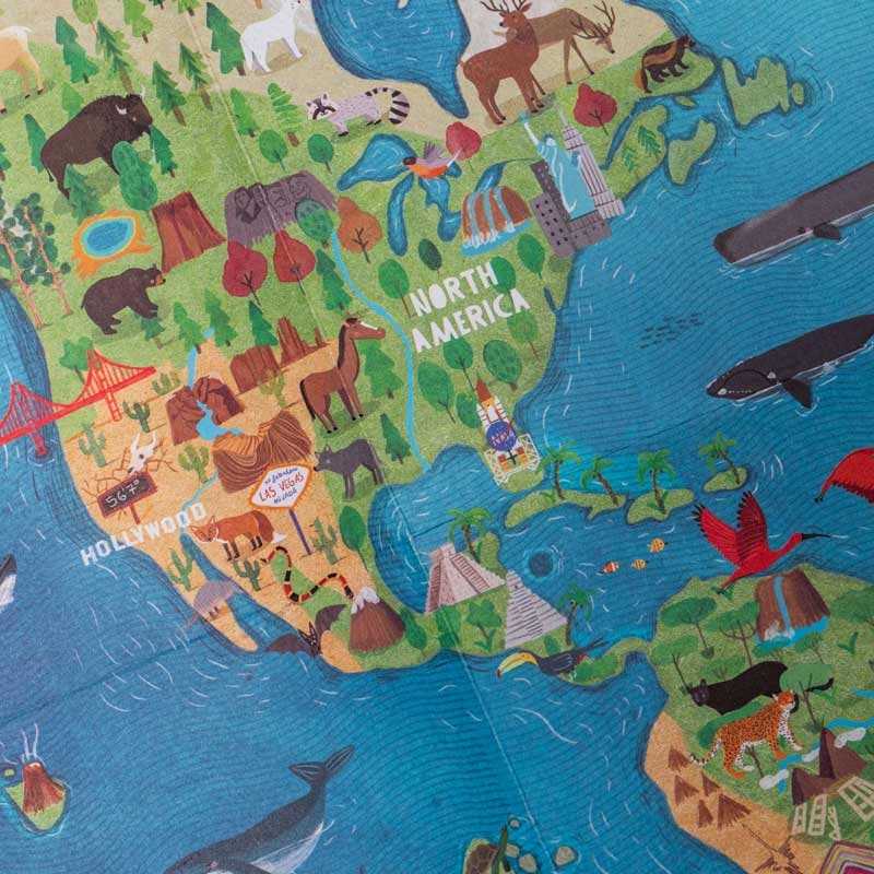 Juego de exploración y Memoria Wonderful World de Londji - Aúpa Organics