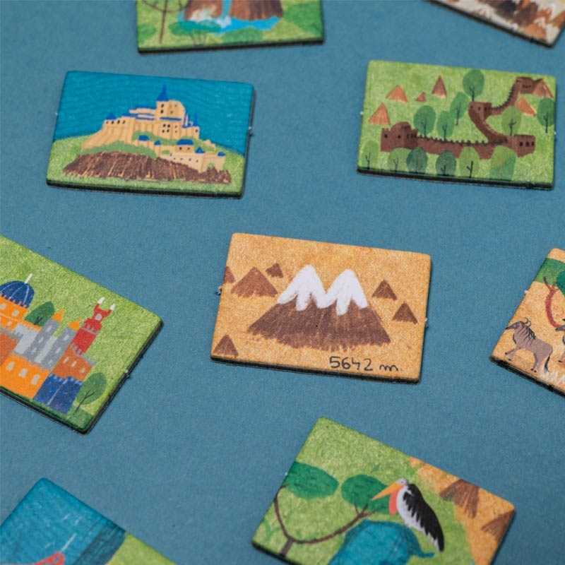 Juego de exploración y Memoria Wonderful World de Londji - Aúpa Organics