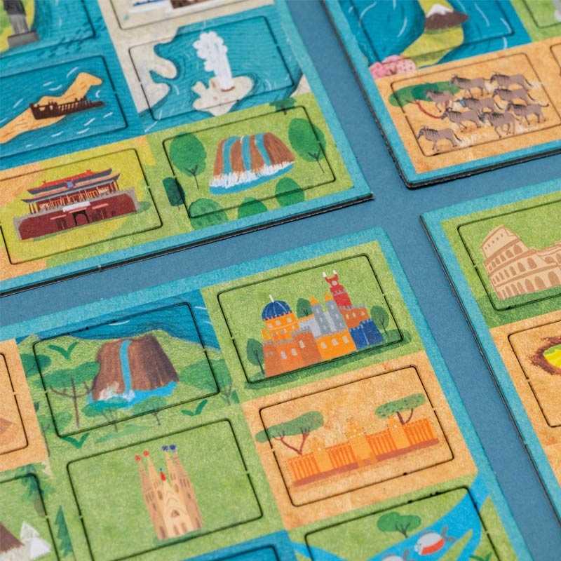 Juego de exploración y Memoria Wonderful World de Londji - Aúpa Organics