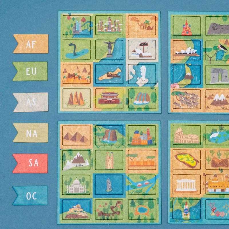 Juego de exploración y Memoria Wonderful World de Londji - Aúpa Organics