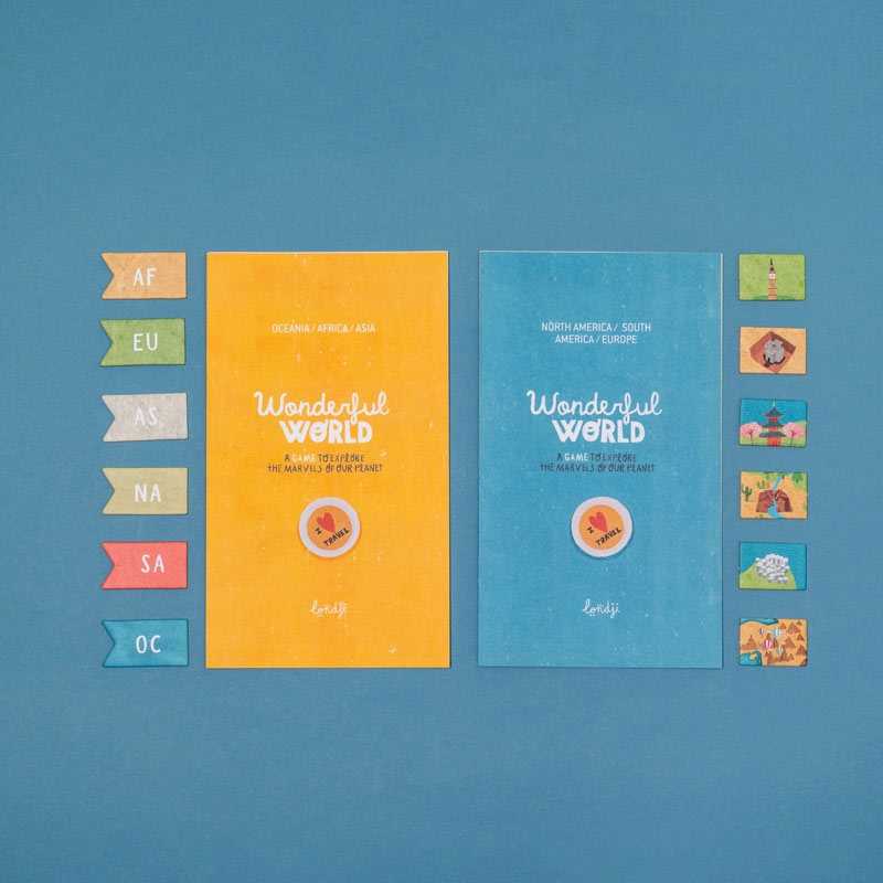 Juego de exploración y Memoria Wonderful World de Londji - Aúpa Organics