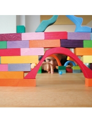 Pequeño Juego de Construcción Puzzle de los 4 Elementos de Grimm's - Aúpa Organics