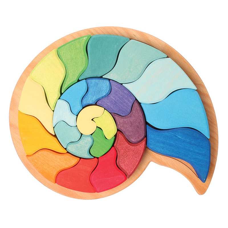 Juego de Construcción "Caracol Ammonite" de Grimm's - Aúpa Organics