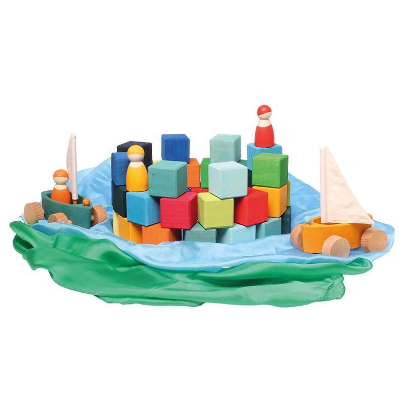 Juego de Construcción "Caracol Ammonite" de Grimm's - Aúpa Organics