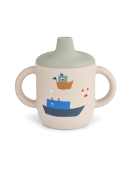 Taza de Aprendizaje de Silicona Premium "Sailing" de Liewood - Aúpa Organics