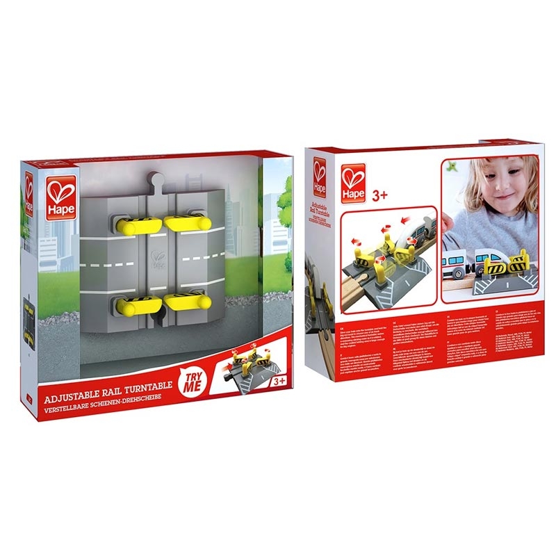 Paso de Vía Automático Trenes de Madera Hape - Aúpa Organics