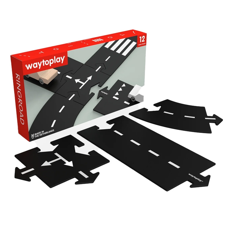 Carretera Flexible 12 piezas Ringroad Way to Play - Aúpa Organics
