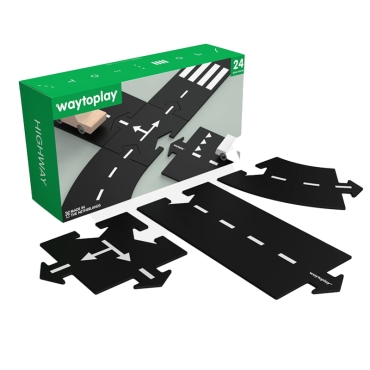 Carretera Flexible 24 piezas Highway Way to Play - Aúpa Organics