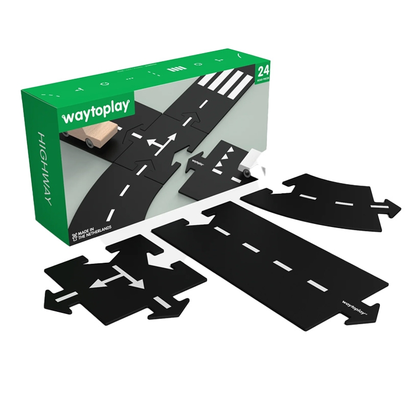 Carretera Flexible 24 piezas Highway Way to Play - Aúpa Organics
