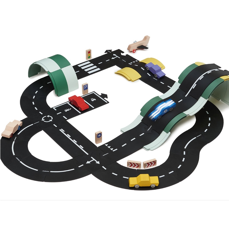 Carretera Flexible 24 piezas Highway Way to Play - Aúpa Organics