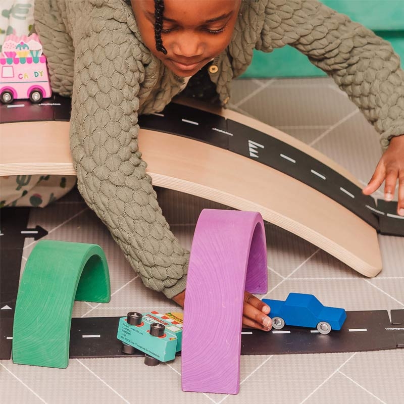 Carretera Flexible 40 piezas King of the Road Way to Play - Aúpa Organics