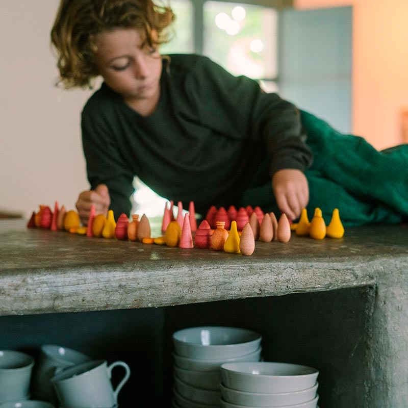 81 Piezas para Mandala "Warm Mandala Mix" de Grapat - Aúpa Organics