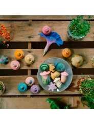 Set de Flores de Madera "Flower Meadow" de Grapat - Aúpa Organics