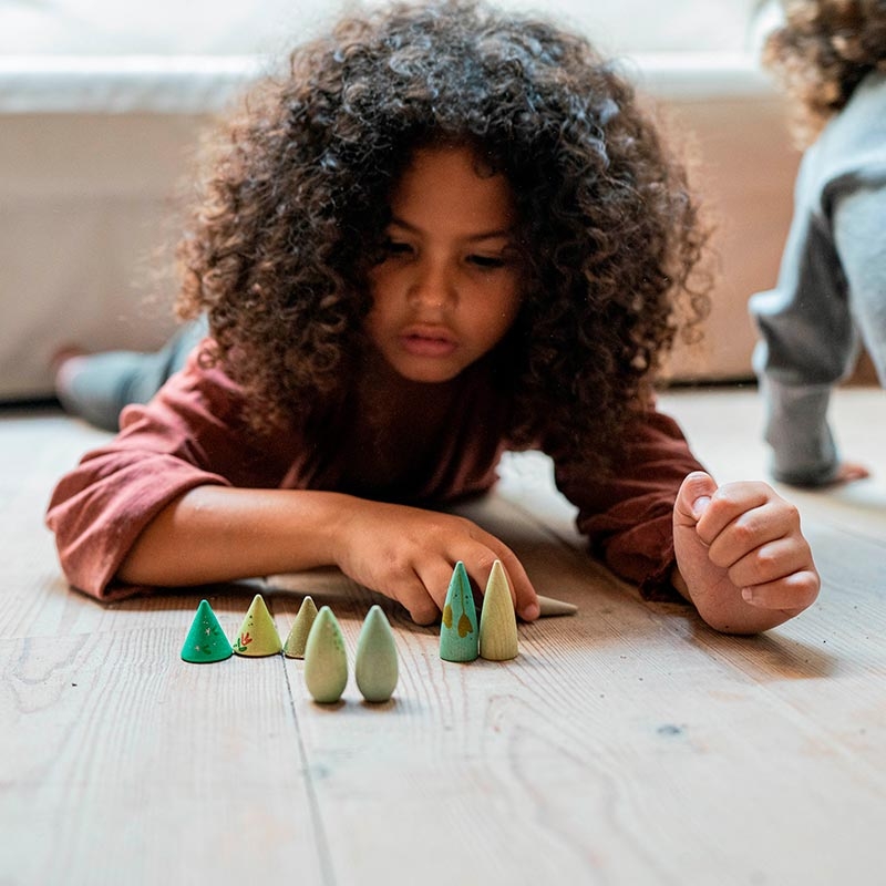 Set de Árboles de Madera "Flower Meadow" de Grapat - Aúpa Organics