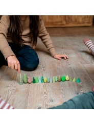 Set de Árboles de Madera "Flower Meadow" de Grapat - Aúpa Organics