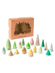 Set de Árboles de Madera "Flower Meadow" de Grapat - Aúpa Organics