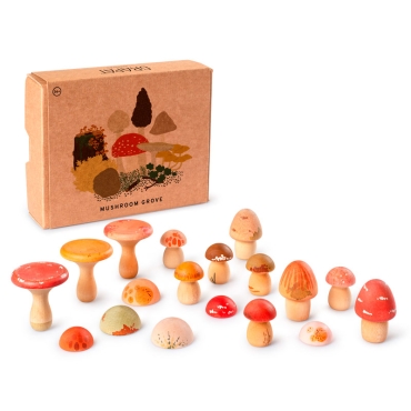 Set de Setas de Madera "Mushroom Grove" de Grapat - Aúpa Organics