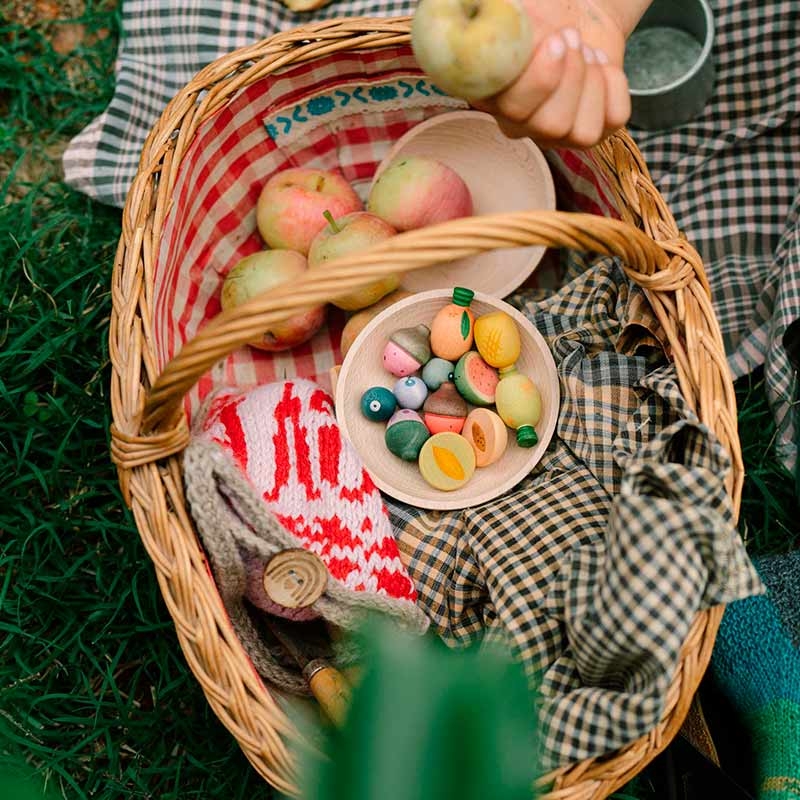 Set de Frutas de Madera "Fruits" de Grapat - Aúpa Organics