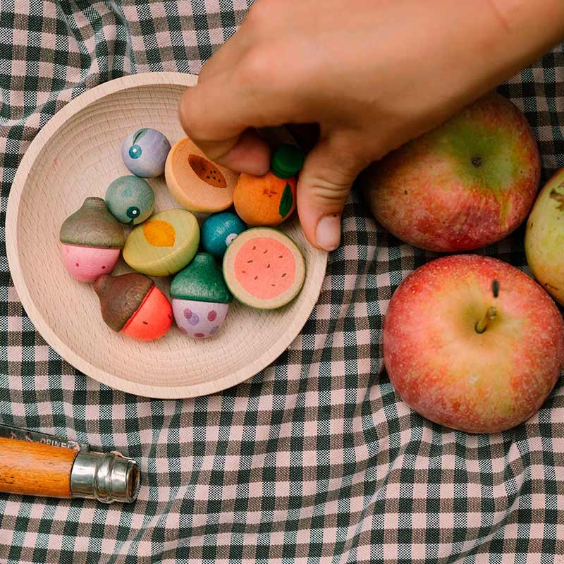 Set de Frutas de Madera "Fruits" de Grapat - Aúpa Organics