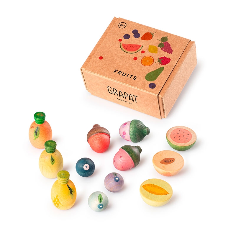 Set de Frutas de Madera "Fruits" de Grapat - Aúpa Organics