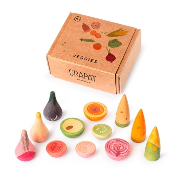 Set de Verduras de Madera "Veggies" de Grapat - Aúpa Organics