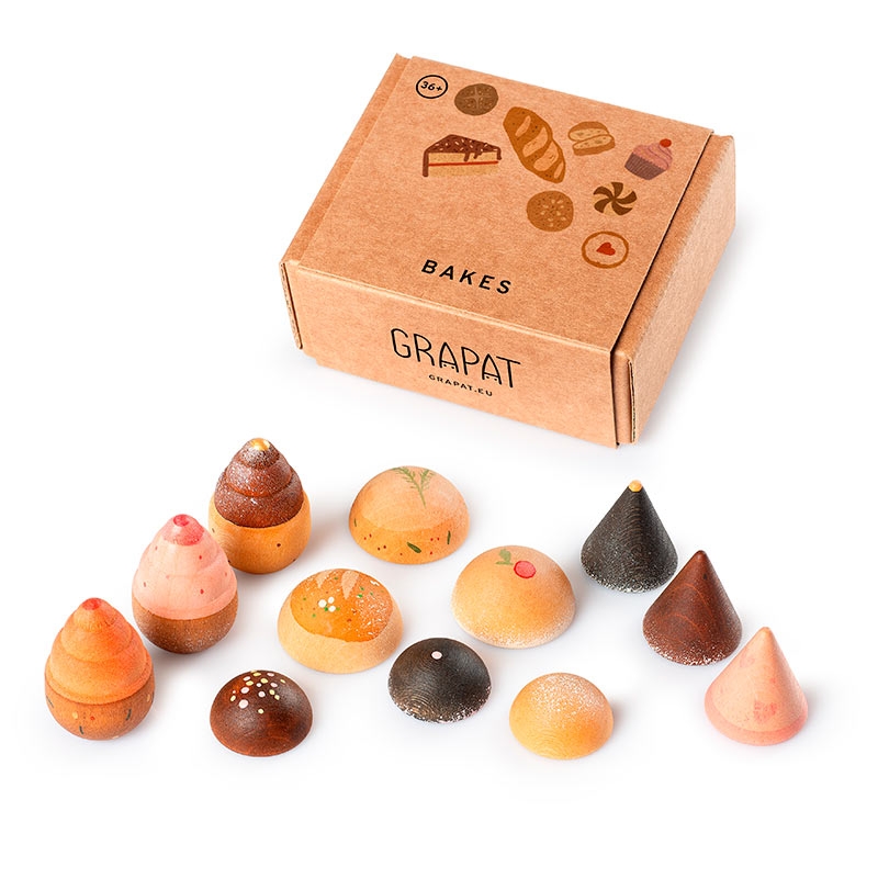 Set de Repostería de Madera "Bakes" de Grapat - Aúpa Organics