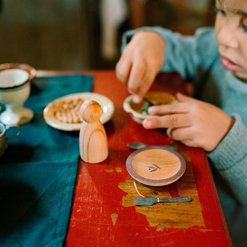 Set de 6 platos de Madera "Dishes" de Grapat - Aúpa Organics