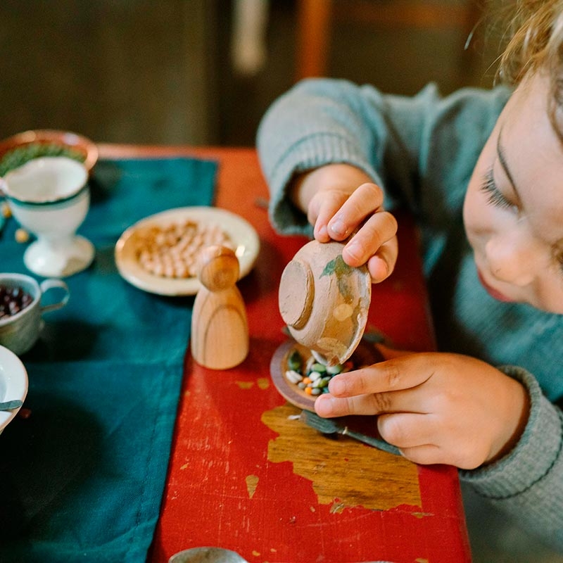 Set de 6 platos de Madera "Dishes" de Grapat - Aúpa Organics