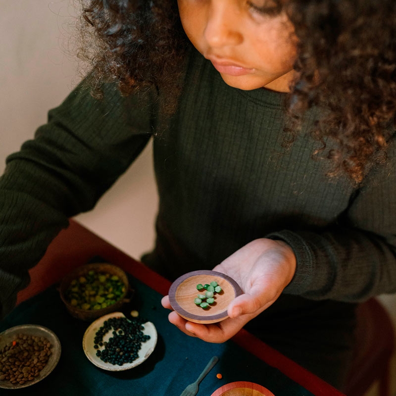 Set de 6 platos de Madera "Dishes" de Grapat - Aúpa Organics