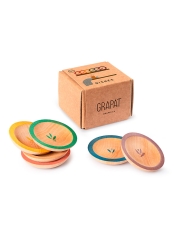 Set de 6 platos de Madera "Dishes" de Grapat - Aúpa Organics