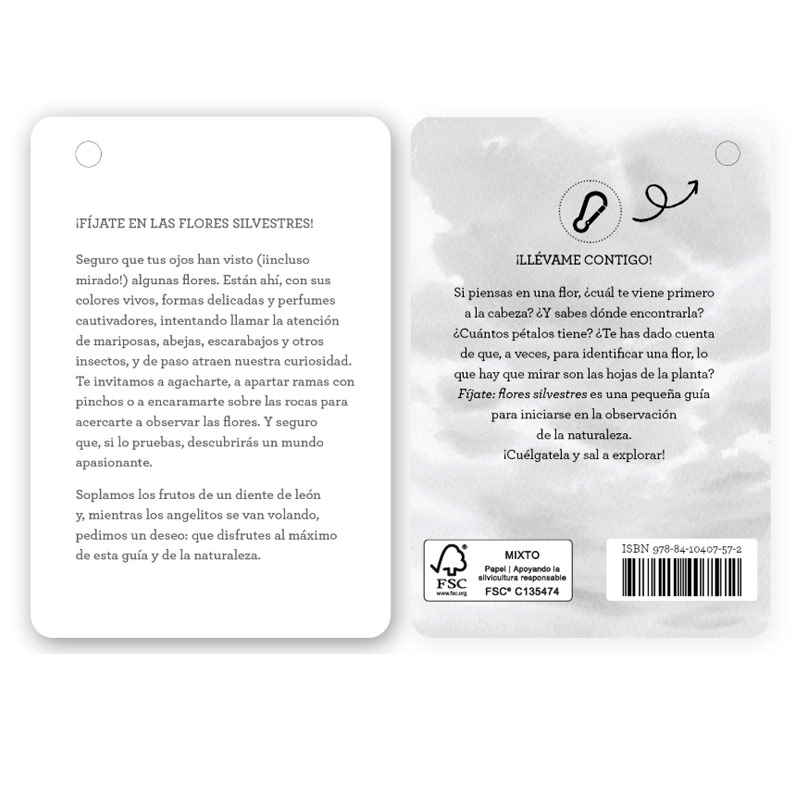 Fíjate: flores silvestres. Guía visual para reconocer flores silvestres - Aúpa Organics