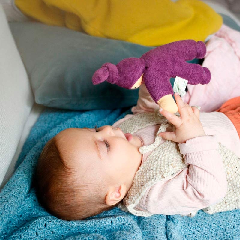 Muñeco Pimpel Rosa de Nanchen Natur - Aúpa Organics