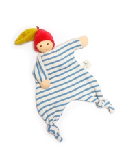 Doudou de algodón orgánico "Pequeña Manzana" Nanchen Natur - Aúpa Organics