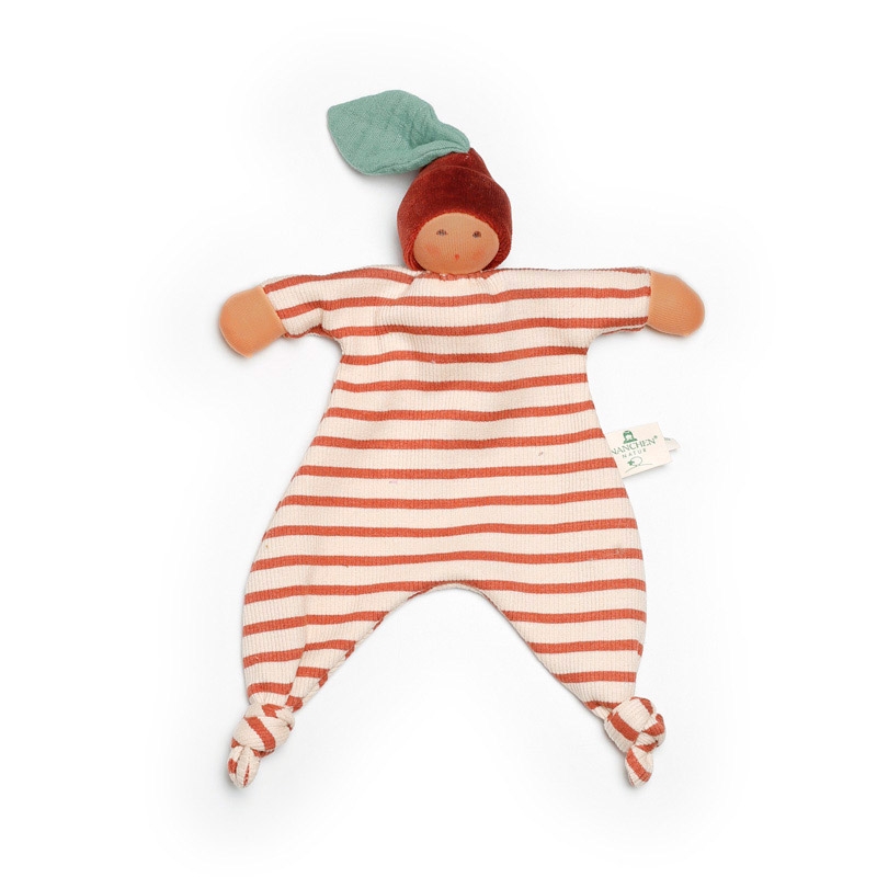 Doudou de algodón orgánico "Pequeña Castaña" Nanchen Natur - Aúpa Organics