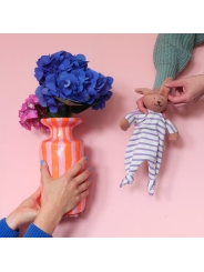 Doudou de algodón orgánico "Conejo Morado" Nanchen Natur - Aúpa Organics