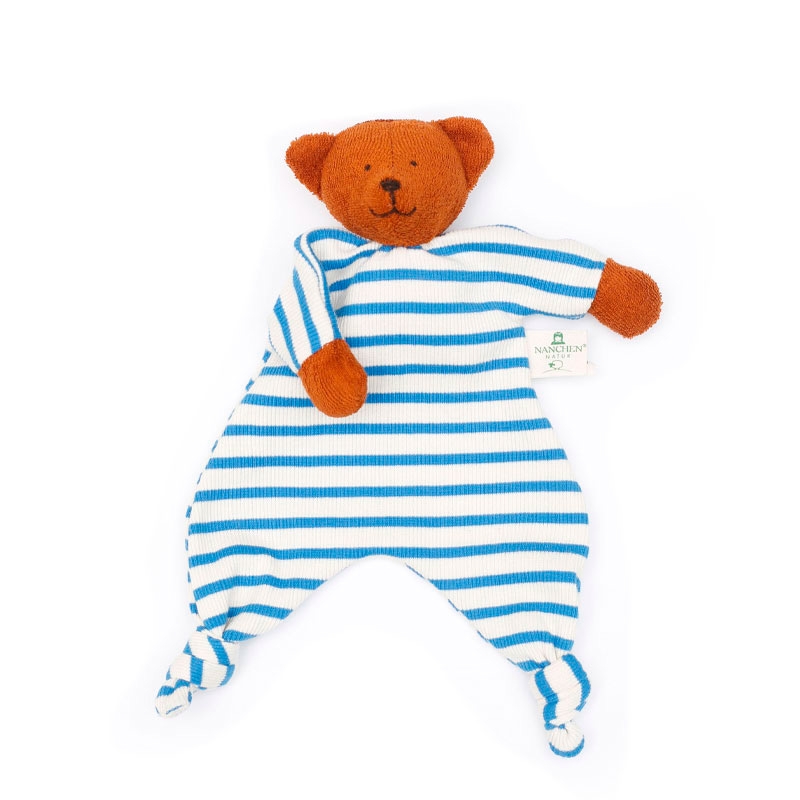 Doudou de algodón orgánico "Oso Azul" Nanchen Natur - Aúpa Organics