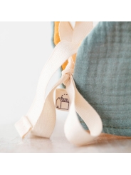 Corona de Cumpleaños de tela Mustard-Mint de Monocrom - Aúpa Organics