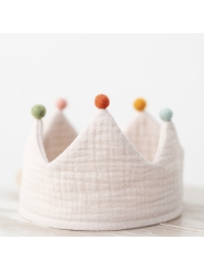 Corona de Cumpleaños de tela Sand de Monocrom - Aúpa Organics