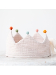 Corona de Cumpleaños de tela Sand de Monocrom - Aúpa Organics