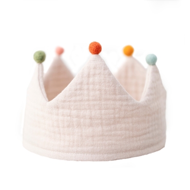 Corona de Cumpleaños de tela Sand de Monocrom - Aúpa Organics