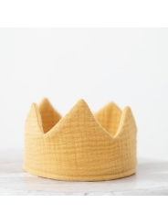 Corona de Cumpleaños de tela Mostaza de Monocrom - Aúpa Organics