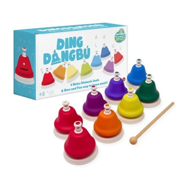 Campanas Musicales Infantiles Push (8 tonos) DingdangBú - Aúpa Organics