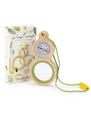 Lupa de Exploración con Brújula de Moulin Roty - Aúpa Organics