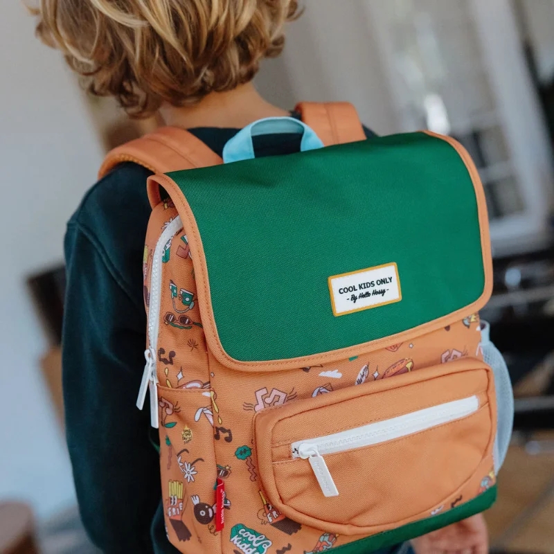 Mochila Escolar de Poliéster Reciclado de Hello Hossy - Aúpa Organics